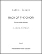 Back of the Choir SSAA/SSAA Choral Score cover